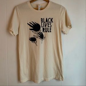 “Black Lives Rule” graphic tee by Anis Mojgani